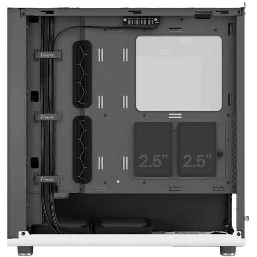 Fractal North TG Mid Tower Case - White 